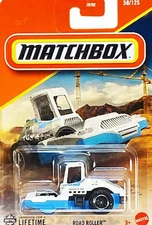 MATCHBOX ROAD ROLLER BLUE & WHITE #50 2025 FREEWAY SERVICE FACTORY SEALED CARD