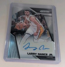 2017-18 Prizm Signatures Larry Nance Jr. Auto Portland Trailblazers SG-LN 