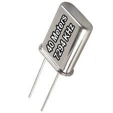  2 7.294 MHz Crystals HC-49 40-Meter HAM Band   USA SELLER  