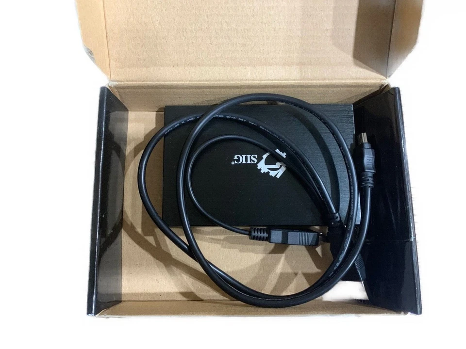 SIIG 2.5" USB 2.0 to SATA Enclosure with a 100 GIG HARD DRIVE. - Image 3 of 4