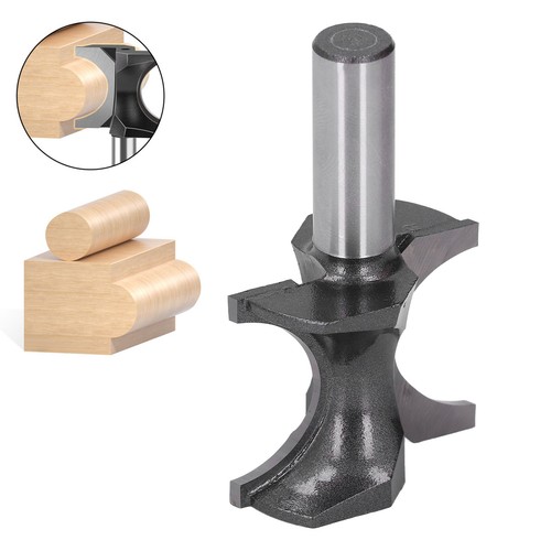 Router Bit 1/2in Shank 1 1/8in Bead Dia Half Round Edges Router Bit Woodworking - Picture 12 of 23