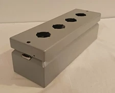 EXM 1500 SD100302 Standard Pushbutton 4-hole Enclosure. NEW. Free Shipping.