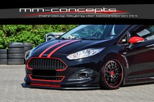 CUP Spoilerlippe für Ford Fiesta JA8 MK7 SPORT FL Frontspoiler Spoilerschwert 
