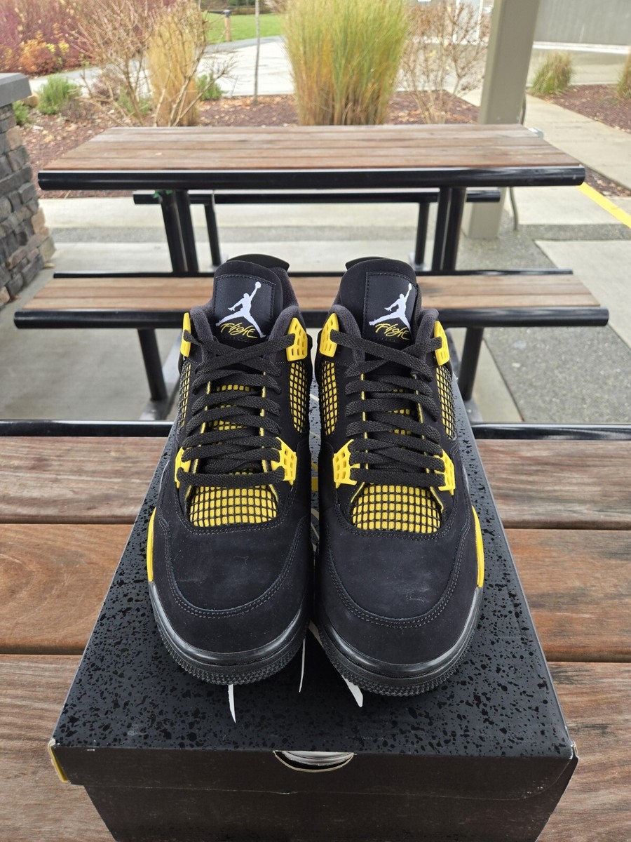 Nike Air Jordan 4 Retro Yellow Thunder DH6927 017 | eBay