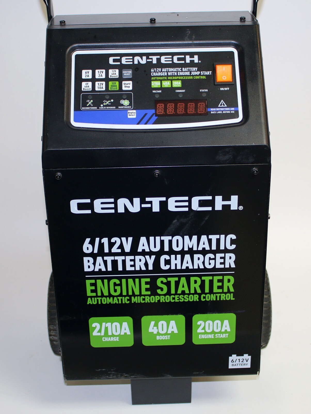 CenTech 6/12V Automatic Battery Charger w/ Engine Jump Start eBay