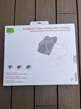 Bugaboo Bee Breezy Sun Canopy Stroller Accessory Misty Grey