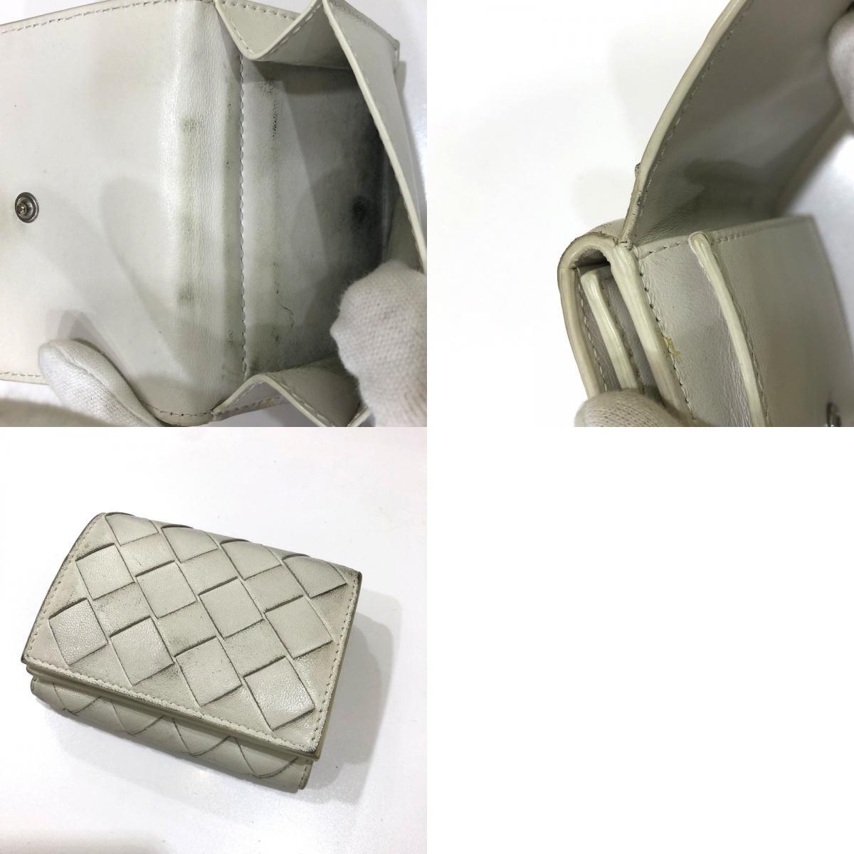 小物 BOTTEGA VENETA Intrecciato Compactwallet BOTTEGA VENETA Intrecciato Compact wallet Tiny Trifold