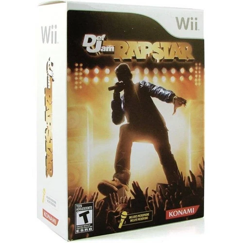 Def Jam Rapstar [w/ Microphone Bundle] (Nintendo Wii, 2010) [NEW] Sealed