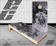 Huge Mountain Cornhole Boards Bean Bag Toss Game