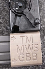 Tokyo Marui MWS M4 Airsoft GBBR Odin Speedloader Adapter Tan 