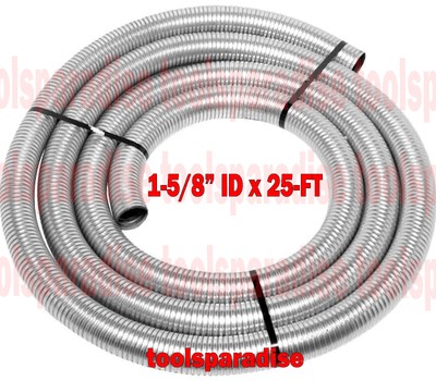 exhaust pipe flexible tubing flex connector steel ft 25ft