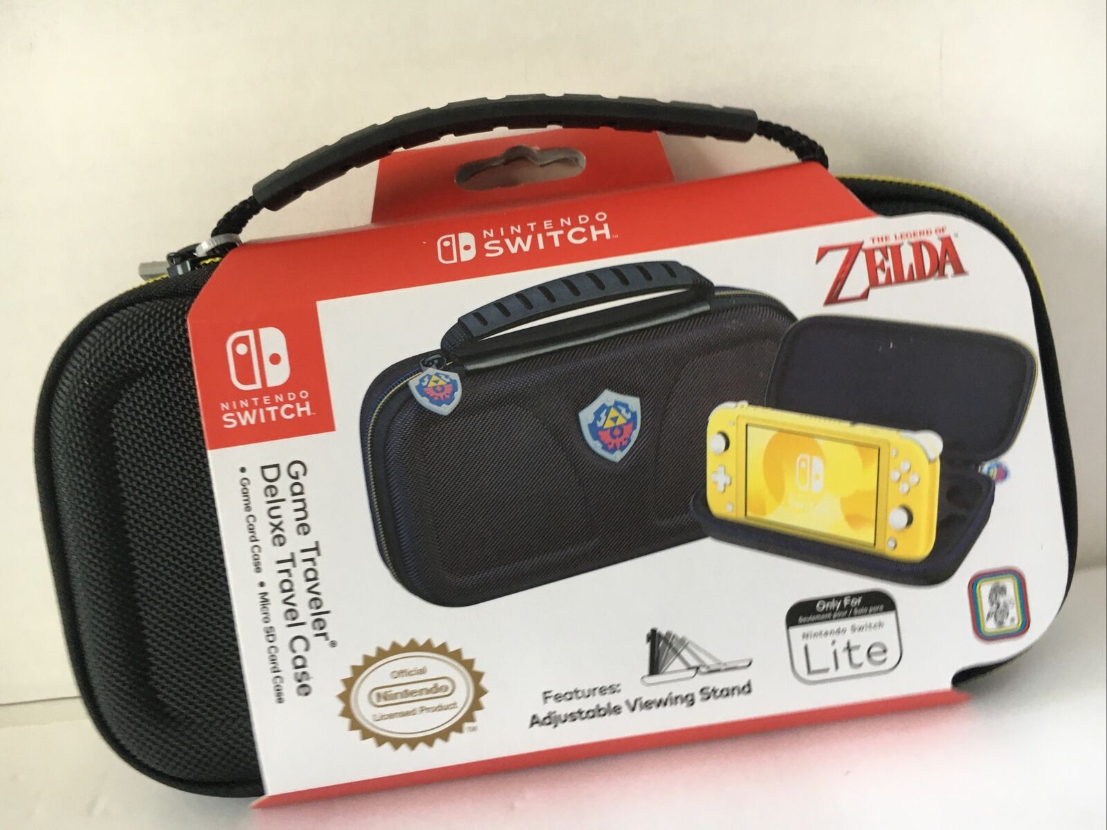 Nintendo Switch Game Traveler Deluxe Case - The Legend of Zelda Hyrule Crest