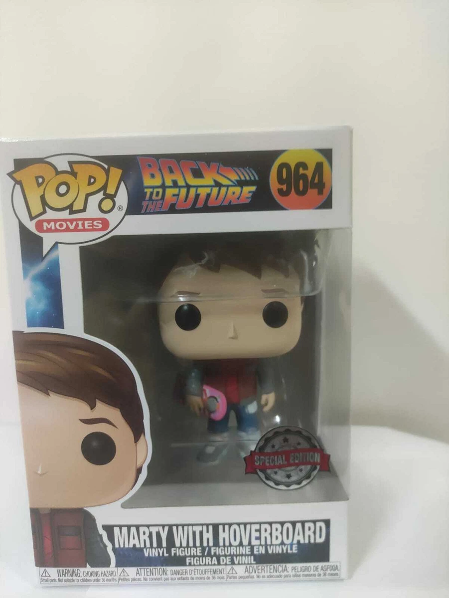 Funko Pop Back To The Future Marty With Hoverboard 964 Exclusive Sticker