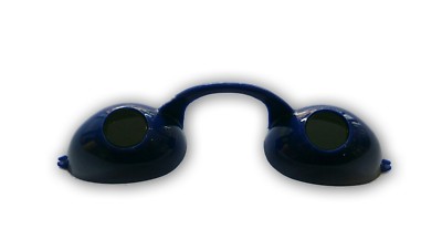 California Tan Peepers/UV-Schutzbrille/Solariumbrille/Farbe:Blau