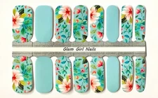 Spring Lilies Nail Polish Strips / Nail Wraps / Nail Stickers