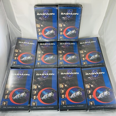Babylon 5 The Collector's Edition VHS Lot of 10 Tapes NEW SEALED Re-TV 1999 Vtg