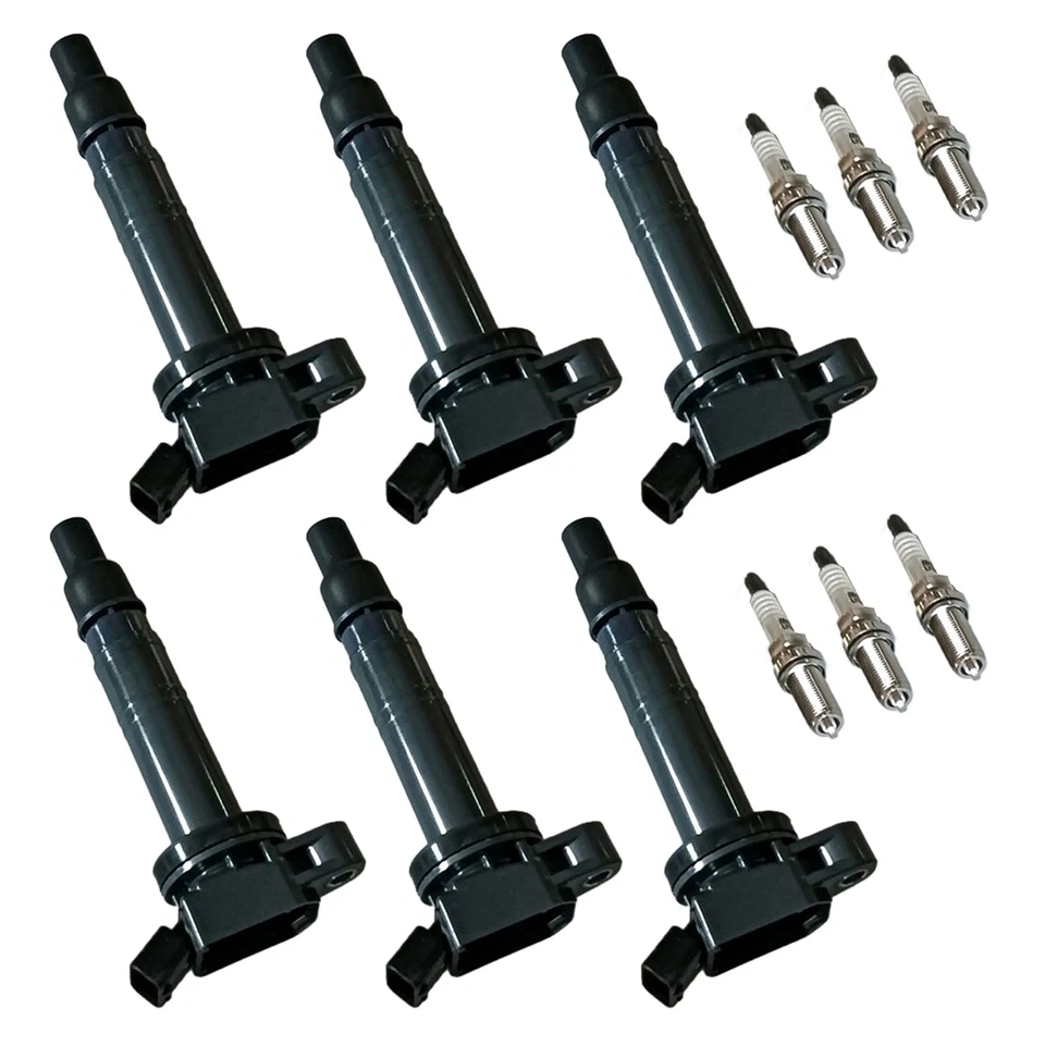 6X Ignition Coils & 6X Iridium Spark Plugs for 2005-15 Toyota Tacoma FJ Cruiser Foto 4 de 4