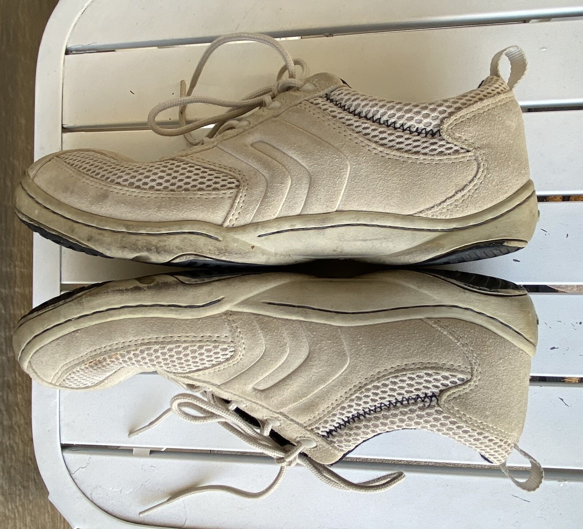 GEOX Respira Mens Classic Sporty Tan/Beige Suede Sneaker 