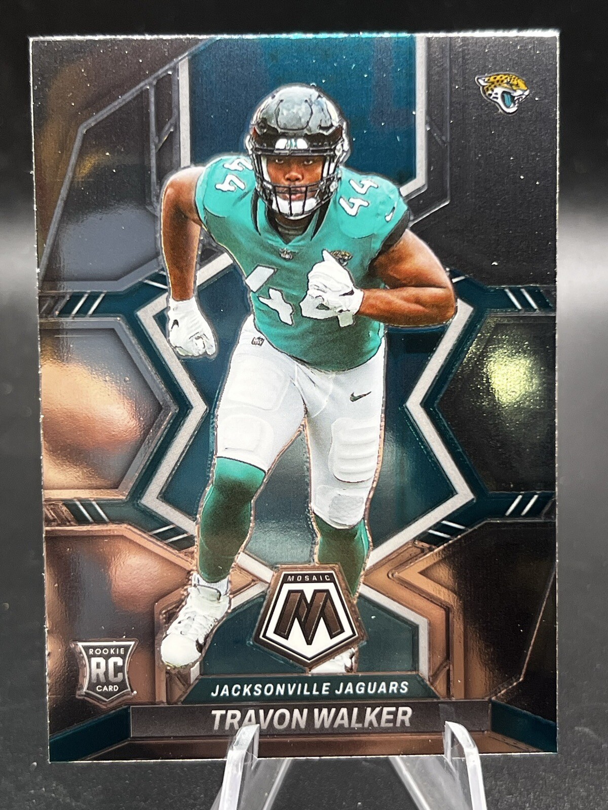 2022 Panini Mosaic Travon Walker Base Rookie RC #333 Jacksonville Jaguars