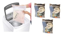 3 zippered Laundry Mesh Net Washing Bag Clothes Bra Socks Underwear Wash Bag Big