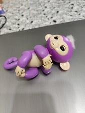 Fingerlings WowWee Baby Animals Interactive Toys Mia Purple Monkey