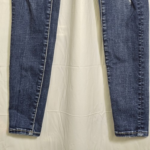 American Eagle Super Stretch Jegging Jeans Women's 0 Blue High Rise Distressed - Picture 16 of 21