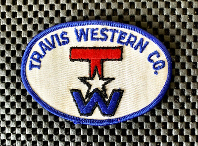Twpatch TW TRAVIS WESTERN COMPANY EMBROIDERED SEW ON ONLY PATCH 4