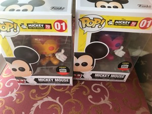 pink and purple mickey funko pop