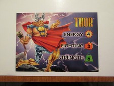 1995 MARVEL OVERPOWER ( OP ) INAUG - HERO CARD - THOR 