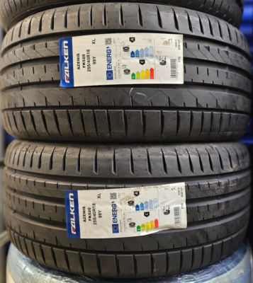2X NEW FALKEN FK520 AZENIS 255/40/18 255 40 ZR18 99Y XL UHP TYRES
