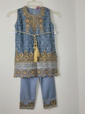 2pc Girls Kids Pakistani Indian Shalwar Kameez with FREE BANGLES