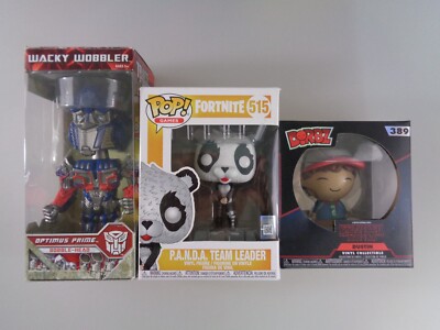 3 Funko Wackelkopffiguren Fortnite Transformers Stranger Things (6564/70/72)