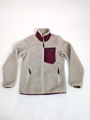 PATAGONIA FA'18 Mens Classic Retro-X Jacket 23074 - Natural w/ Arrow Red - XS