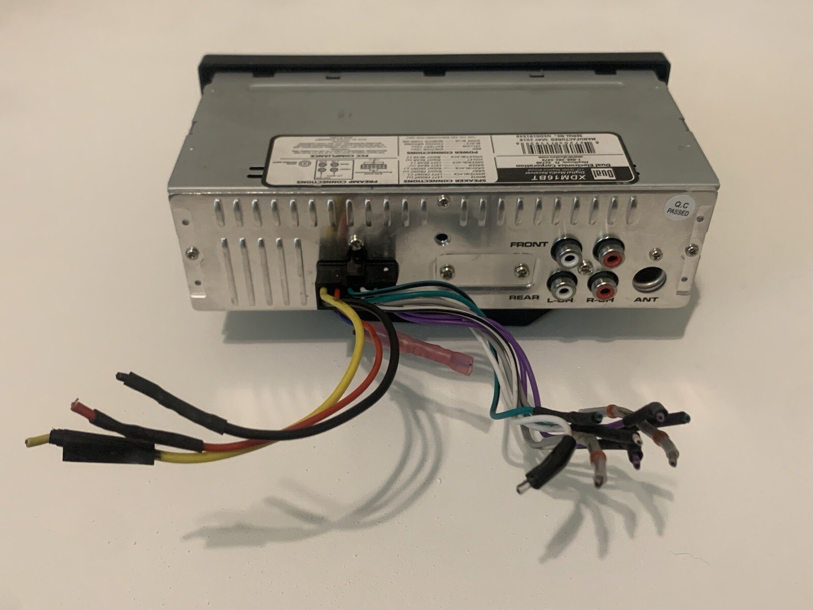 Dual Electronics XDM16BT Single DIN Car Stereo Radio Bluetooth