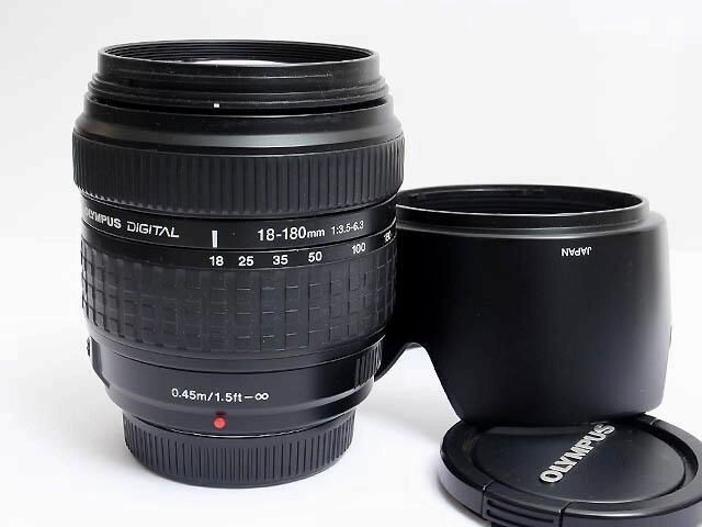 Olympus Zuiko Digital ED 18-180mm F3.5-6.3 AF Zoom Lens Four