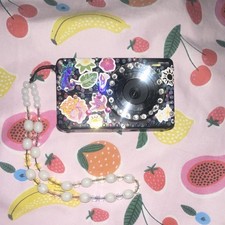 Bedazzled Black Digital Camera w/ Screen + Be...