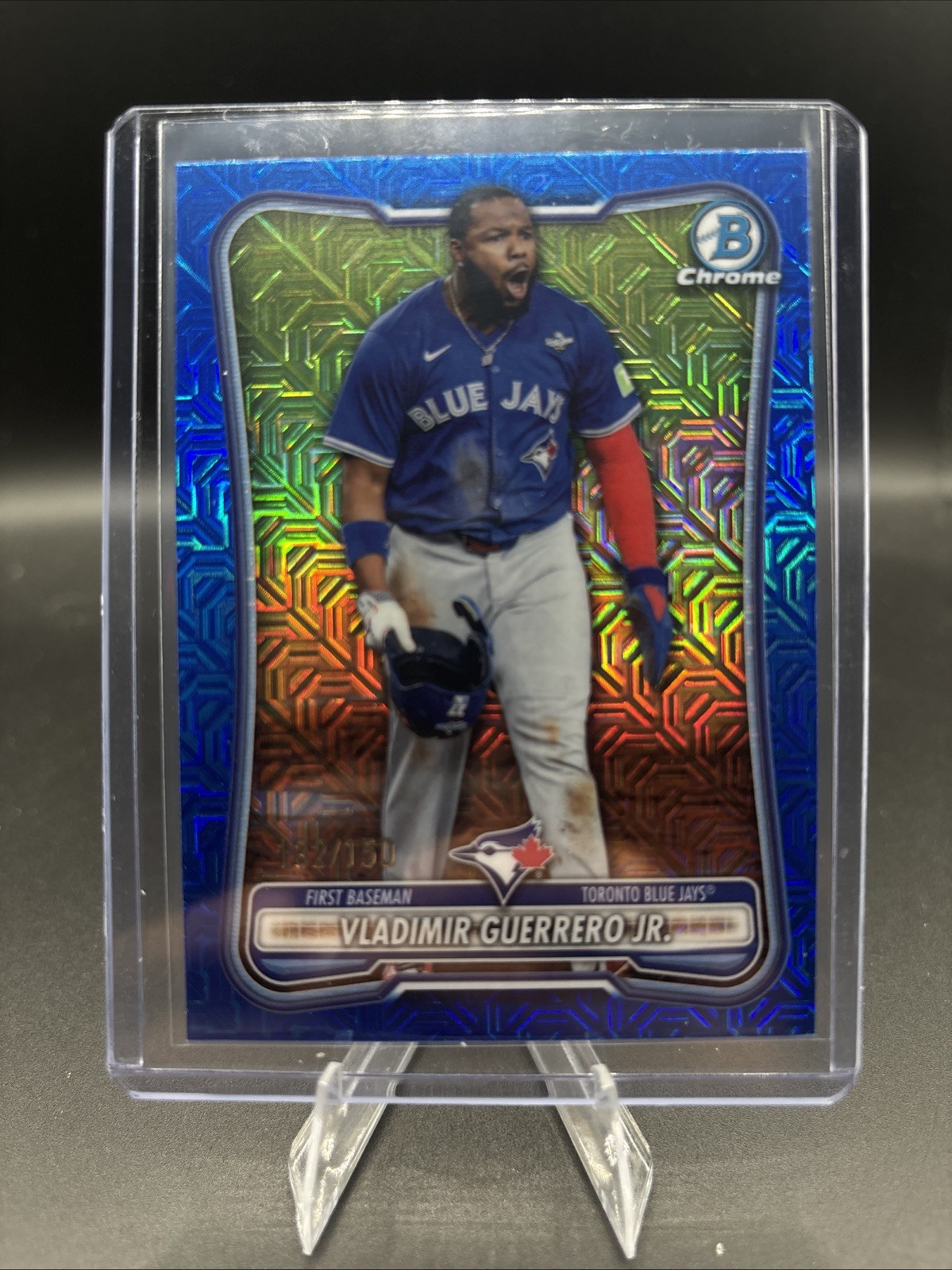 2026 Bowman Vladimir Guerrero Jr Blue Refractor /150 Blue Jays view 2