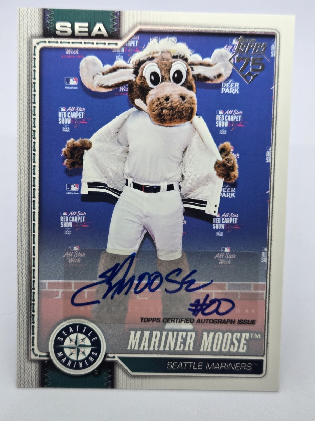 2026 Topps Celebration Mariner Moose M-8 AUTOGRAPH /99 