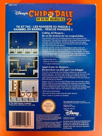 CHIP&rsquo;N DALE RESCUE RANGERS 2 &ndash; Nintendo NES &ndash; COMPLET &ndash; &Eacute;tat MINT &ndash; Ultra rare