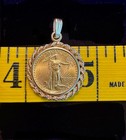 1988 American Double Eagle/Liberty $5 1/10 Fine Gold Coin Pendant - LT — photo 4