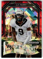 2023 Panini Prizm Draft Picks Red Prizm Student Orientation A.T. Perry #SO-12 RC