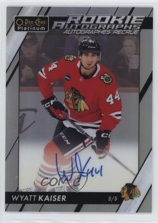 2024 O-Pee-Chee Platinum 2023-24 Update Rookie Rainbow Wyatt Kaiser Auto
