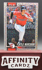 2026 Topps Celebration  Kyle Manzardo Confetti Foil Parallel Cleveland Guardians