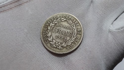 🧭 🇲🇶 MARTINIQUE 1 FRANC 1922 VERY RARE B84 #Z3452 - Video 1 of 1