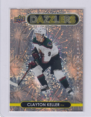 2021-22 Upper Deck Series 2 - Dazzlers Clayton Keller #DZ-53 Orange