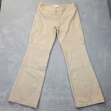 Banana Republic Women  s Chino Pants Size 10 Straight Khaki Stretch 100 Cotton