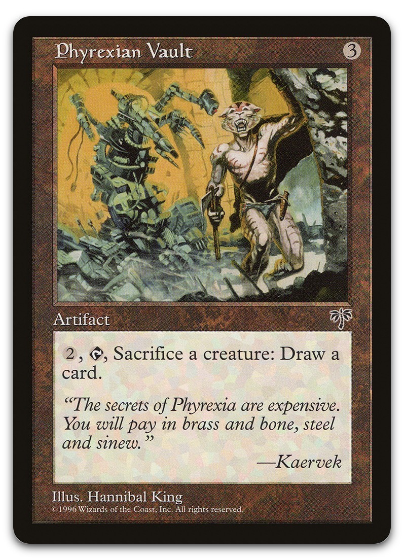 Phyrexian Vault (LP) Mirage MIR Magic MTG