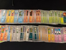 BIG OBSIDIAN FLAMES POKEMON CARD LOT. 168 COMMON/UNCOMMON, 40 REVERSE/RARE.DUPES
