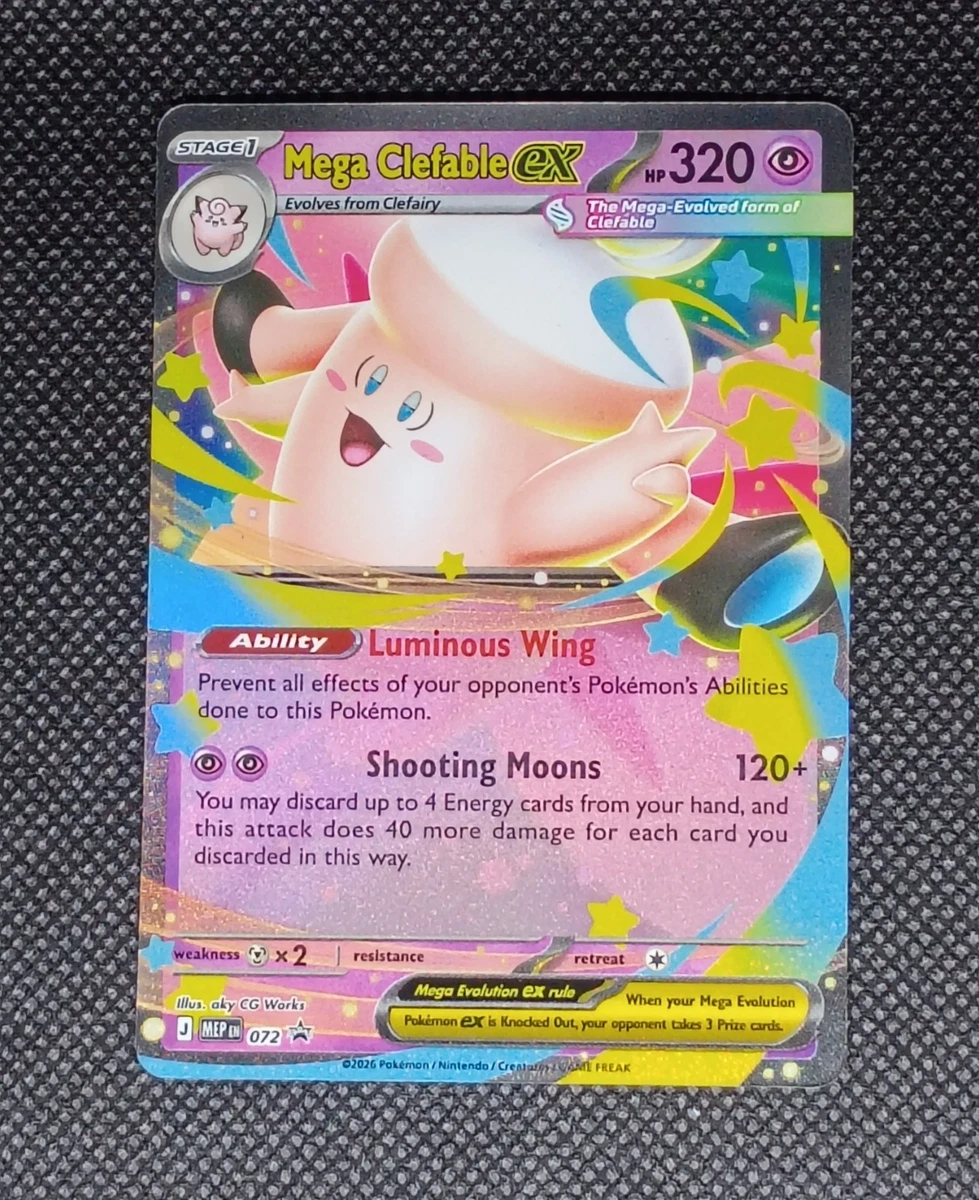 Clefable ex Pokémon TCG Cards for sale | eBay