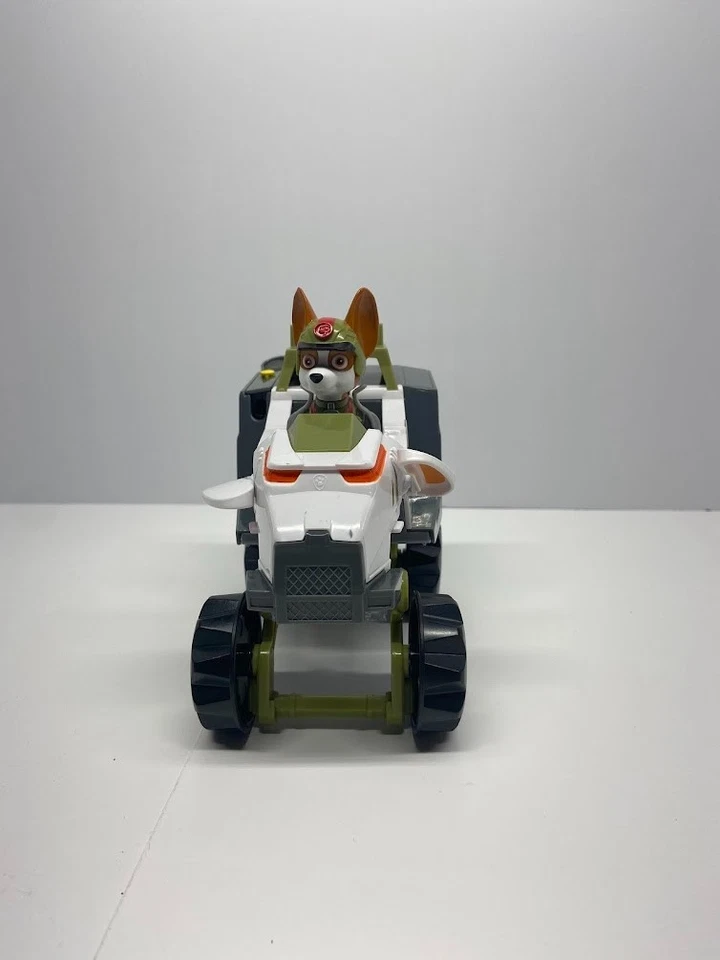 Paw Patrol Jungle Rescue Pups Rastreador Figura Off Road Mono Vehículo Spin Master Foto 3 de 4